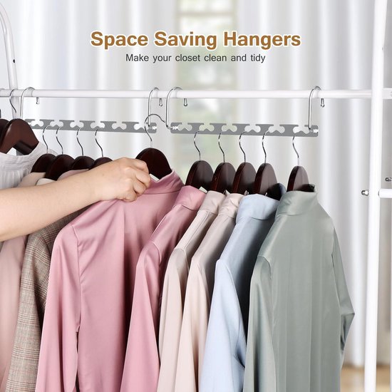 1Above 25x Premium Rubberen Gecoate Metalen Hangers - Roze Antislip Kledinghangers