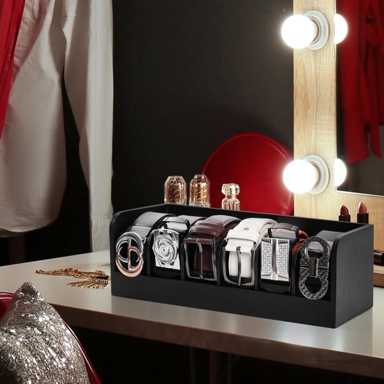 Riem Organizer met 7 Compartimenten - Riemhouder en Riem Hangers voor Efficiënte Opslag Riem Organizer met 7 Compartimenten - Riemhouder en Riem Hangers voor Efficiënte Opslag