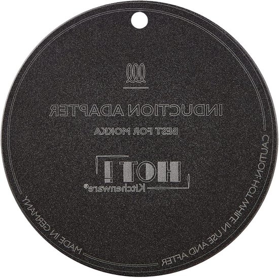 Inductie Adapterplaat Warmteverdeler Inductie Adapterplaat - Roestvrijstalen Warmteverdeler - 20 Cm - Voor Niet-Magnetische Pannen Op Inductie Kookgerei Adapter