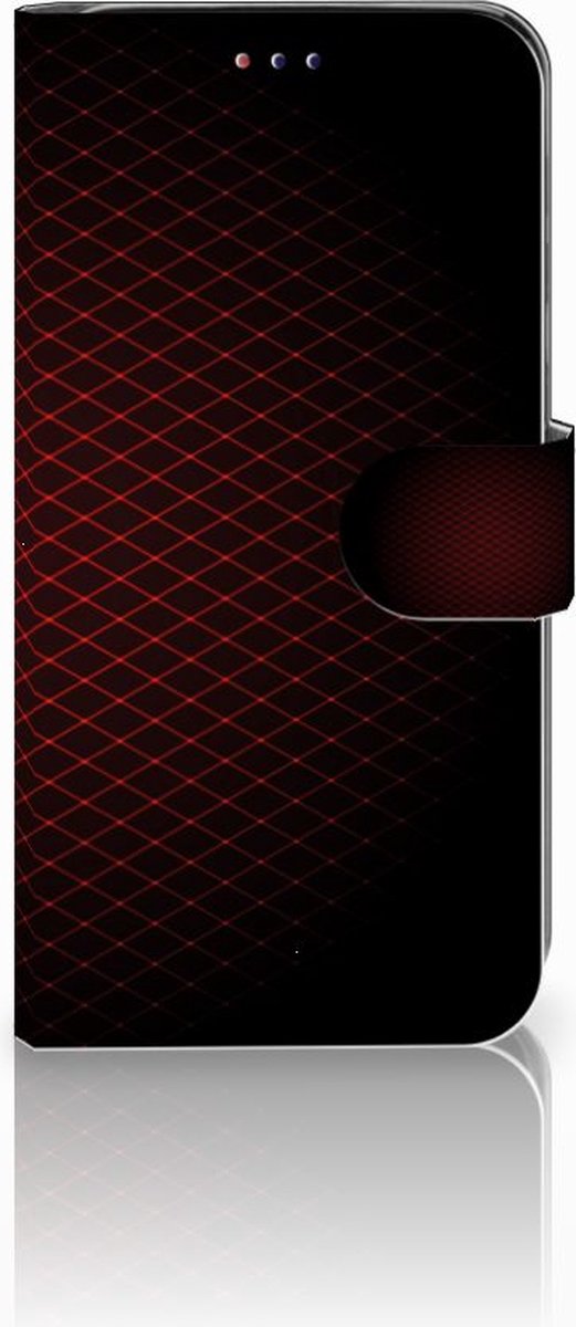 Samsung Galaxy A10 Telefoon Hoesje Geruit Rood