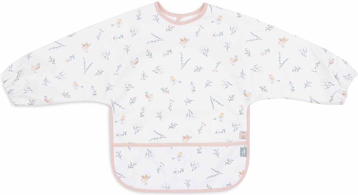 Goedkoopste Jollein - Baby Slab Waterproof met Mouw - Lovely Birds