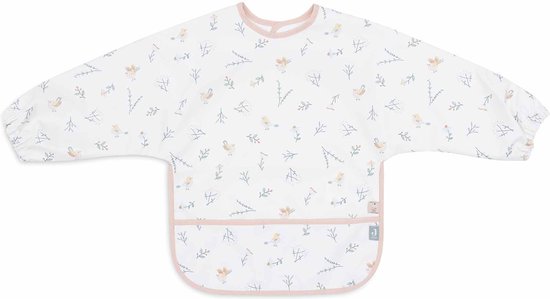 Jollein - Baby Slab Waterproof met Mouw - Lovely Birds