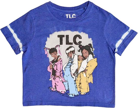 TLC - Cartoon Crop top - L - Blauw