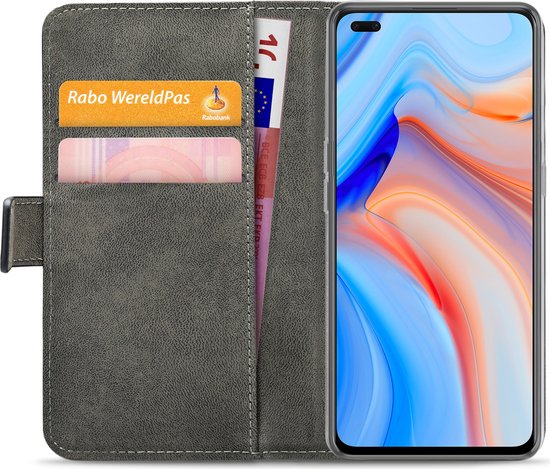 Mobilize Classic Gelly Wallet Book Case OPPO Reno4 5G Noir