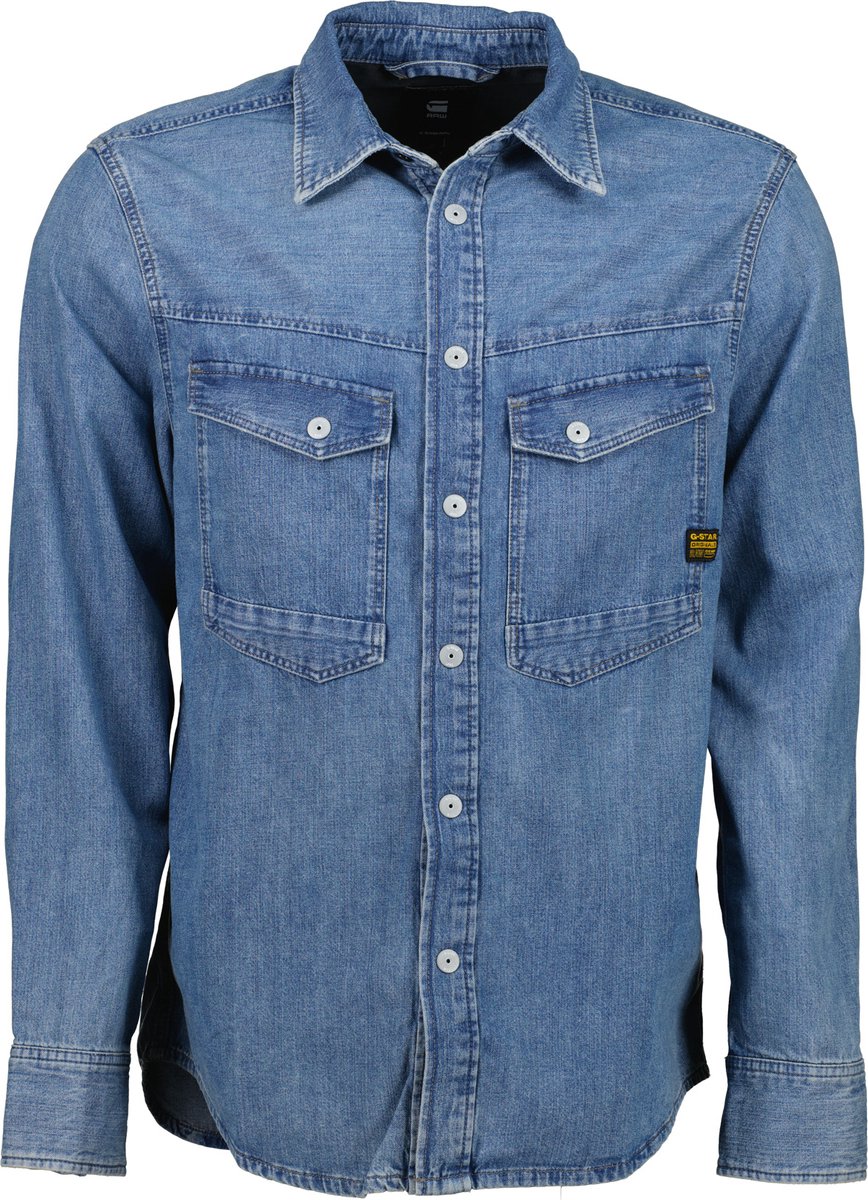 G-Star Overshirt Regular Fit – XXL Blauw
