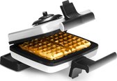 Bol.com Frifri WA 102a Wafelijzer 2 wafel(s) 1200 W Zwart Zilver aanbieding