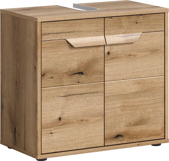 Vicco Wastafelonderkast Eiken Wotan 60 x 56 cm, Luna | Eiken Wotan Vicco Wastafelonderkast Eiken Wotan 60 x 56 cm, Luna | Eiken Wotan