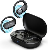 Bol.com JLab JBuds Open Sport Draadloze Oordopjes – Bluetooth 5.3 – Open Ear – Sport Oortjes – 26 uur Speeltijd – Multipoint - I... aanbieding