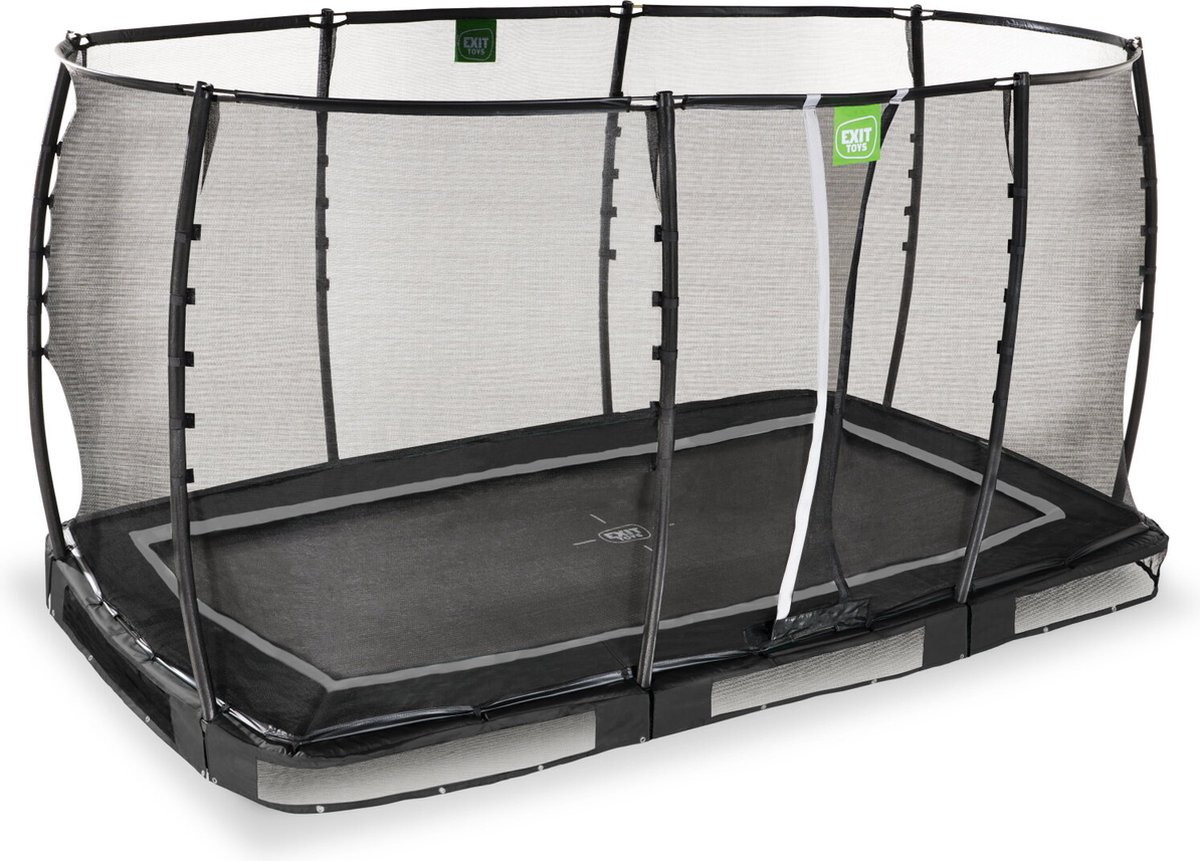 EXIT Allure Premium inground trampoline 214x366cm - zwart