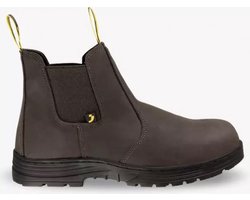 Safety Jogger Jackman S3 – Slipvast SRC –  Antistatisch, Hittebestendig, Donkerbruin, Maat 43