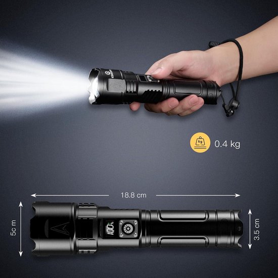 Zaklamp 50000 Lumen - De 10 beste van januari 2026 - Fit&Flexibel Zaklamp 50000 Lumen - De 10 beste van januari 2026 - Fit&Flexibel