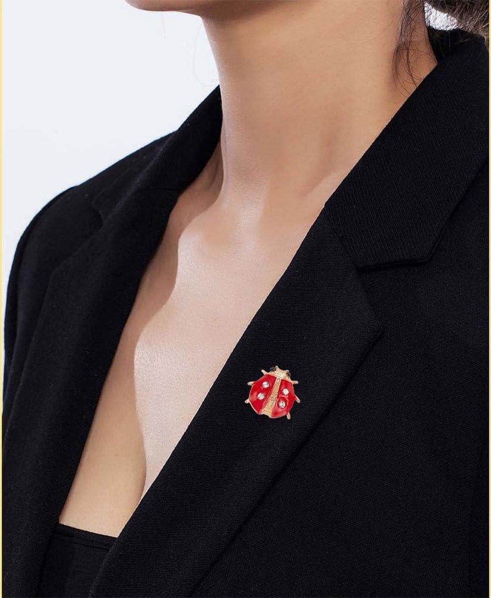 VGOL 2 STKS Bee Broche Pin Legering Strass Insect Revers Pin Dier Pin Bee Decoratie Borstpin Corsage Badge Voor Rugzakken T-Shirts Jassen Truien Rokken Hoeden, 3.5x2.5cm, bergkristal