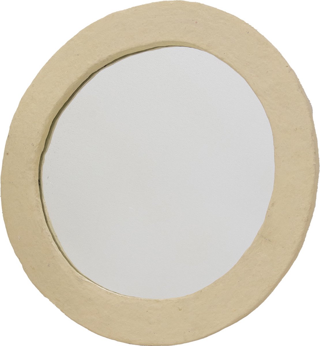 Giga Meubel Spiegel Paige - Rond - Naturel - 60cm