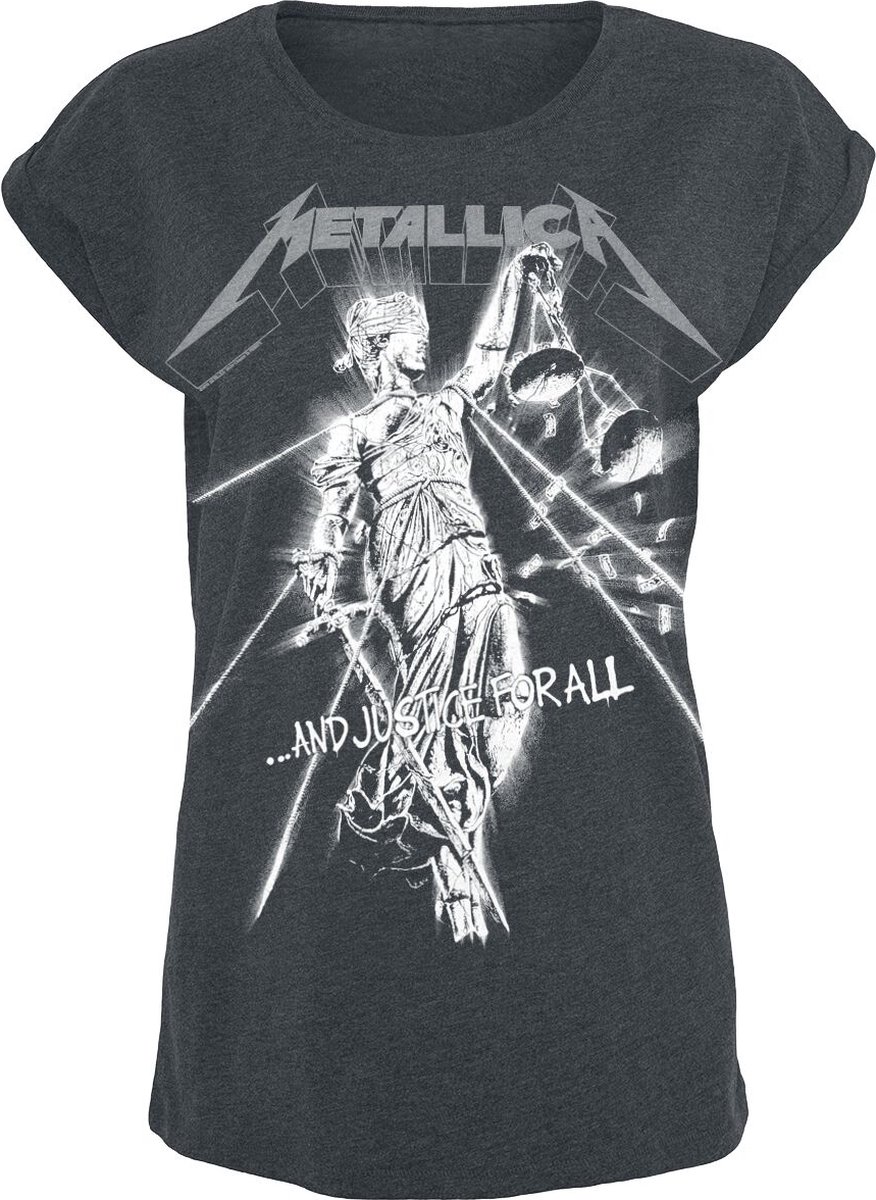 Metallica Raining Light Dames T-shirt - grijs - XXL