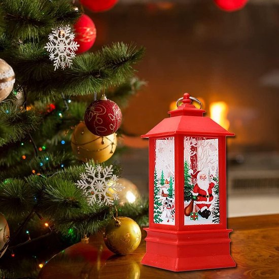 Jojoy - Lanterne de Noël avec Siècle des Lumières - Lanterne d'intérieur - Décoration de Noël - Décorations de Noël - Éclairage de Noël - GLOWMAS