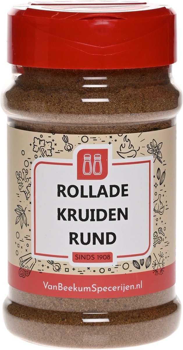 Goedkoopste Van Beekum Specerijen - Rollade Kruiden Rund - Strooibus 150 gram