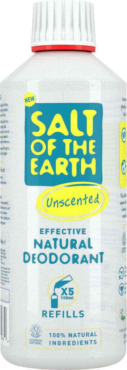 Goedkoopste Salt of The Earth Unscented Natural Deodorant Refill 500ml