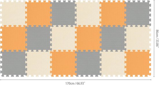 Relaxdays Puzzelspeelmat – 18 Delig EVA-schuim Met Verkeersthema – 178,5 X 90 Cm – Veilig, Waterafstotend En Kleurrijk