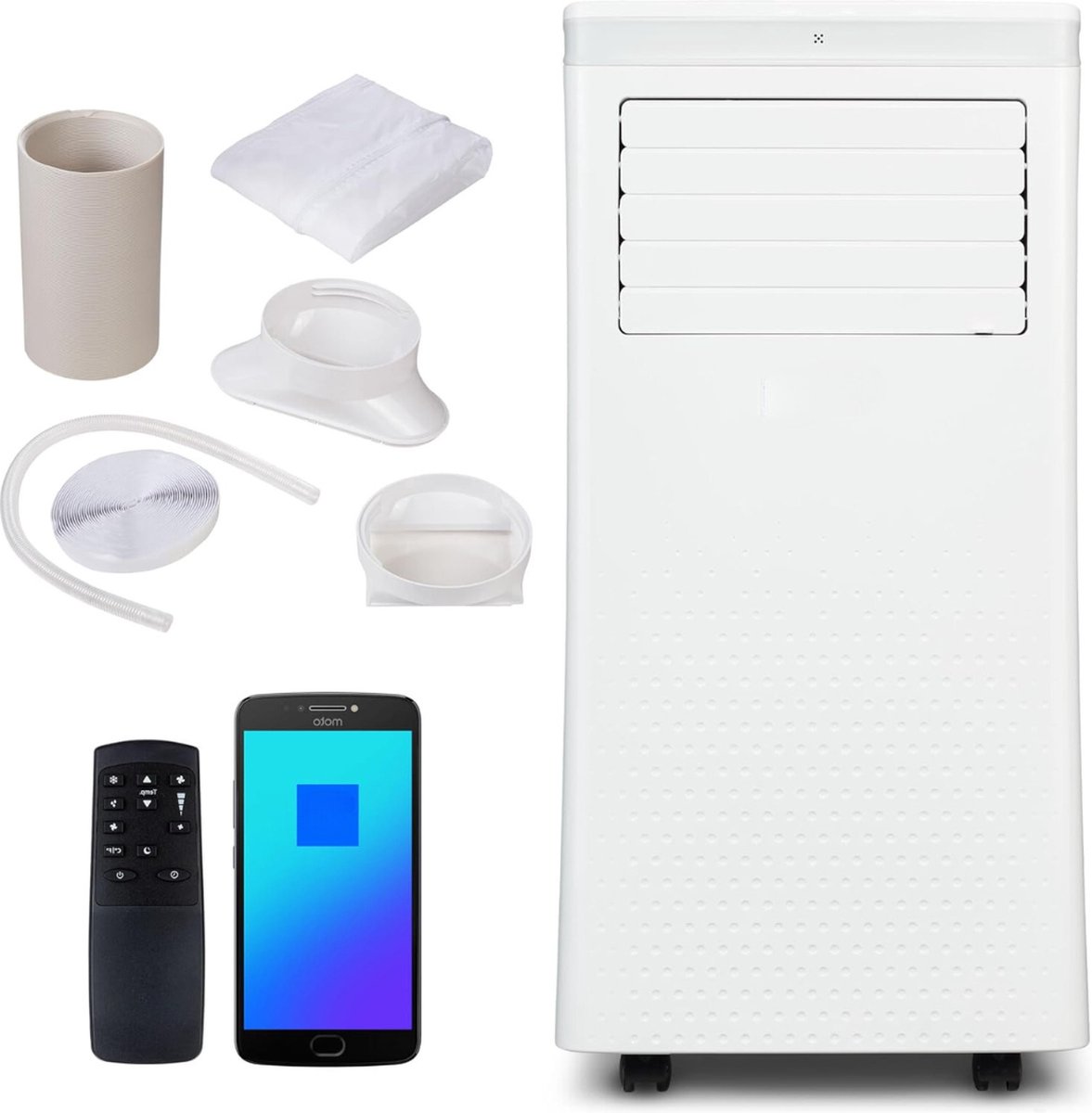 Mobiele Airco Zonder Buitenunit - 7000 BTU - Mobiele App - Energieklasse A - Mobiele - €480,95