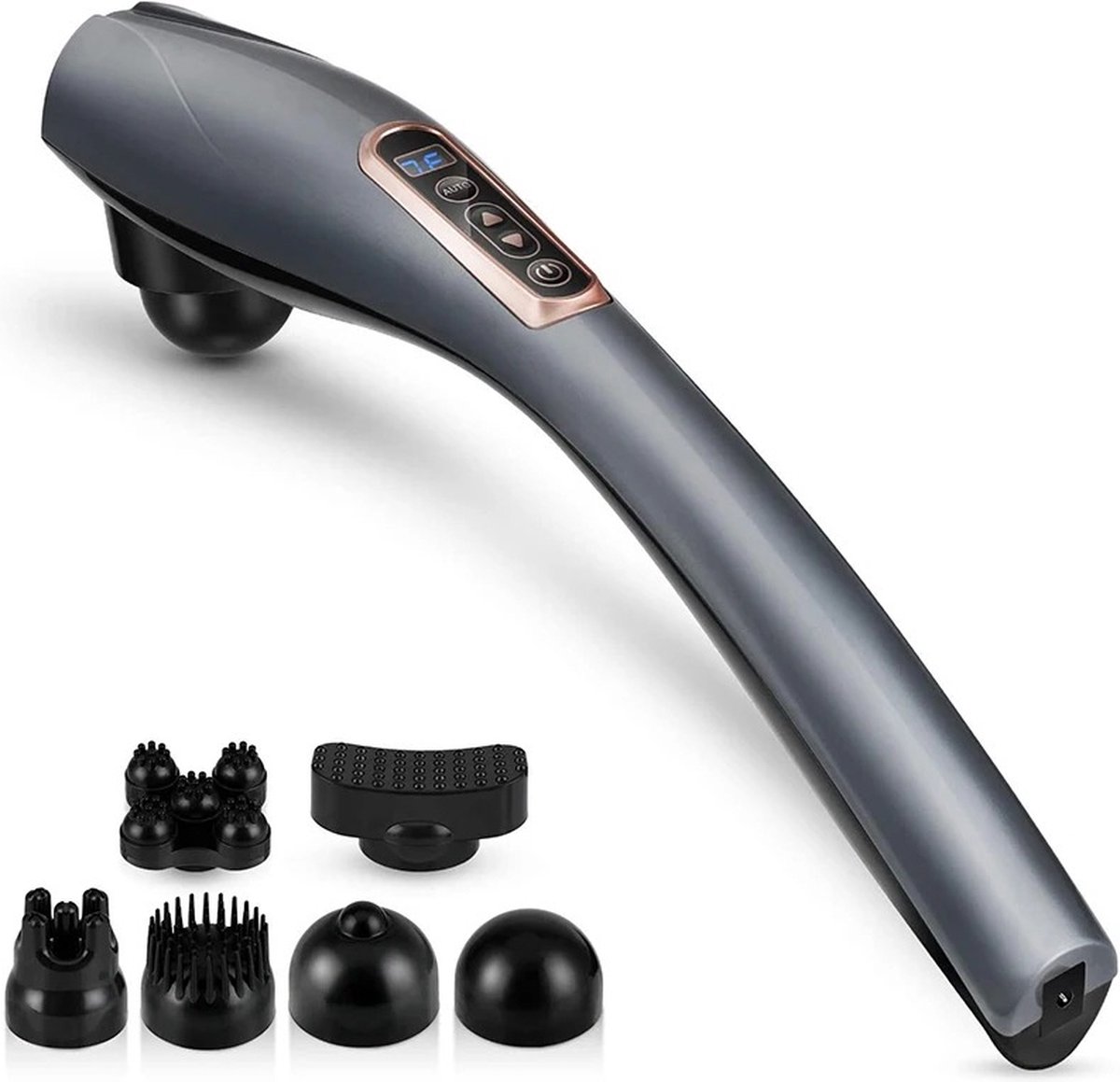 Goedkoopste WiseGoods Premium Massageapparaat - Massage Stick - Massagepistool - Rugmassage - Massageapparaten - Cadeau - Massagegun Zwart