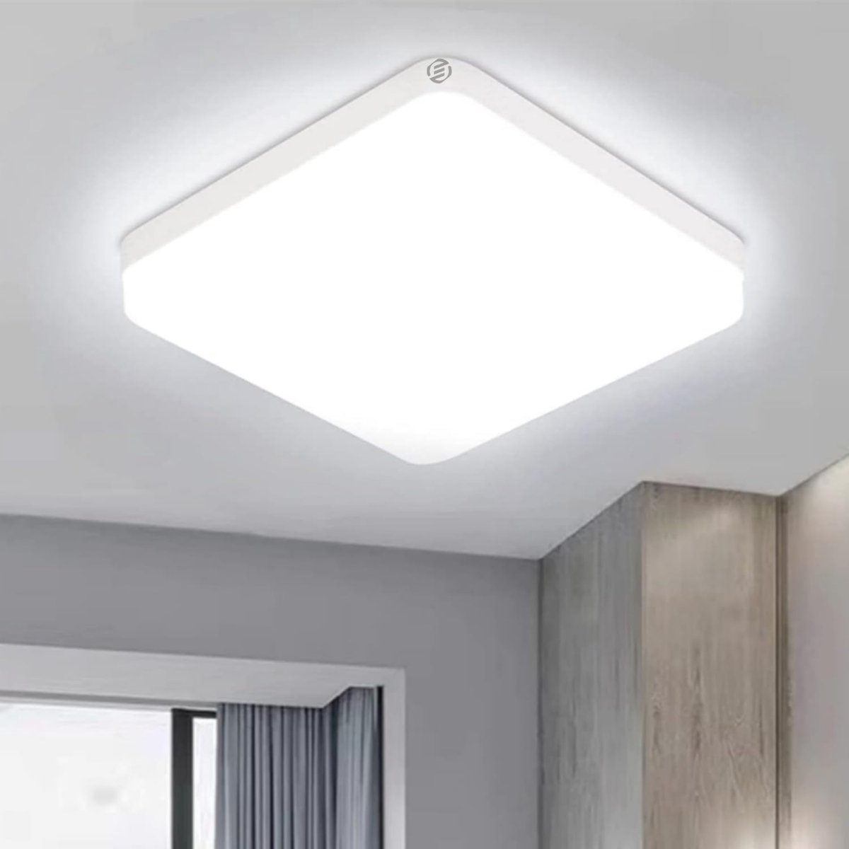 Equivera Plafonaire Lamp - Lamp - Plafond Lamp - Plafonnaire Lamp - Plafondlamp wit