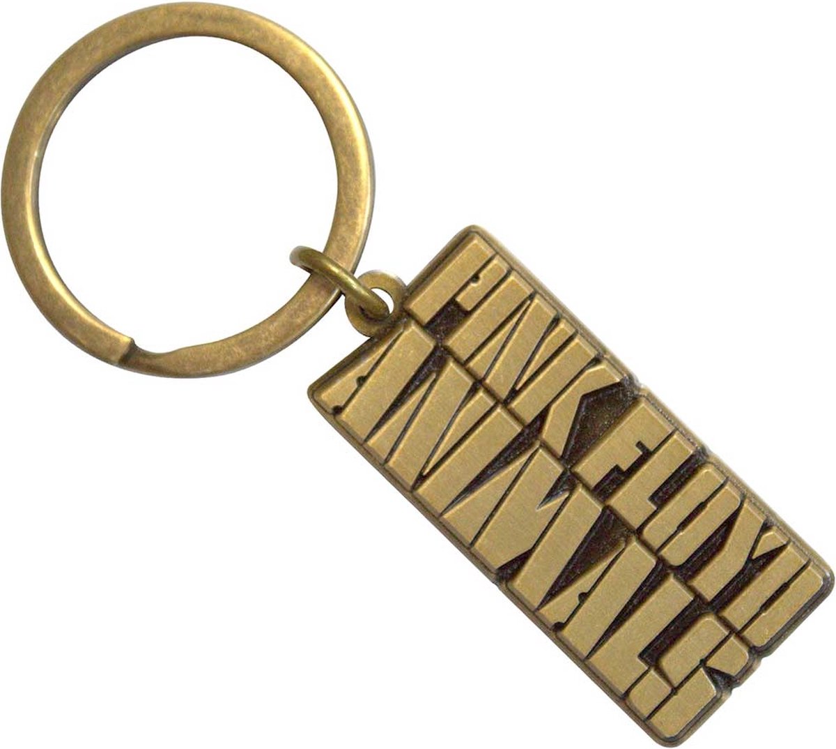 Pink Floyd - Animals Gold Text Logo Sleutelhanger - Goudkleurig