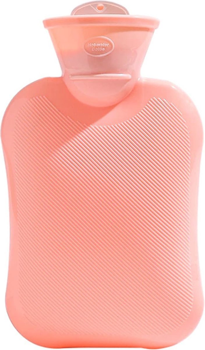 Goedkoopste Rubberen Warmwaterkruik voor Nek, Schouders en Lichaamswarmte (500 ml, Roze