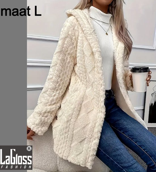 Geisha 58507-12 jas / mantel Beige | Jeroen Beekman damesmode