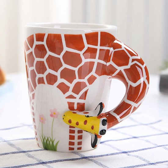 Dinosaurus mok, 3D-dino-dierenmok, 350 ml, 3D-dinosaurus, keramiek, koffiemok, theekopjes, 3D-dier, koffie, leuke cadeaus voor vrienden en kinderen, dino-cadeau