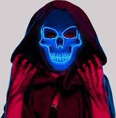 Masque LED Halloween Avec 50 Motifs (25 Statiques + 25 Animés) - Contrôle Gestuel, Rechargeable USB-C - Pour Fêtes Et Cosplay