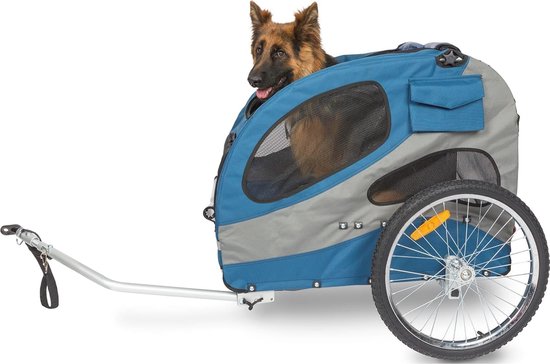 COSTWAY Hundeanhänger für Fahrrad bis 40 kg belastbar