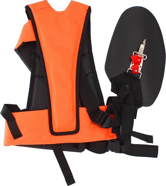 Verstelbare Dubbele Schouderband voor Bosmaaiers en Grasmaaiers, Y-Vormige Nylon Strap voor Comfort en Ondersteuning — afbeelding 4