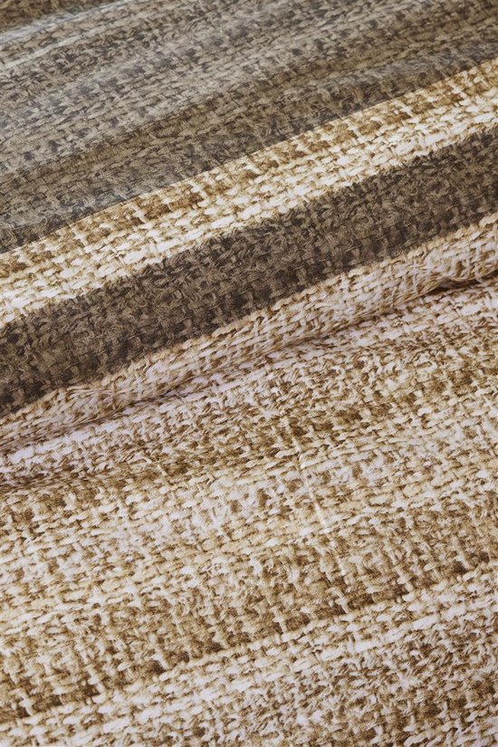 Beddinghouse Lorena Housse de couette - Double - 200x200/220 cm - Sable foncé