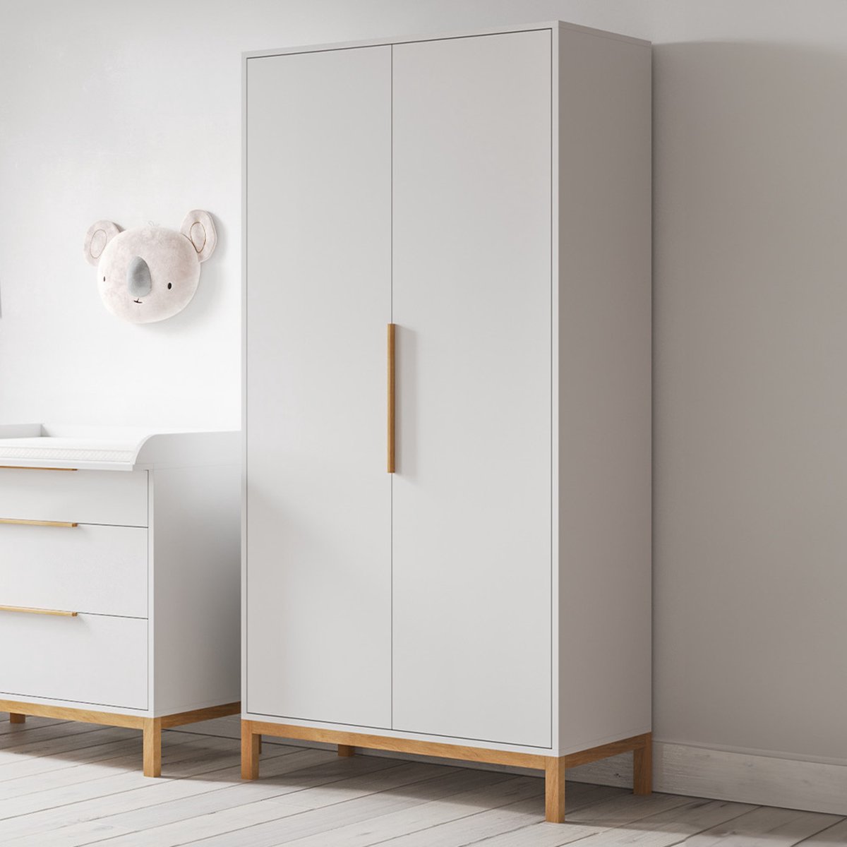 Petite Amélie Kledingkast Kinderkamer - SOIE - Wit