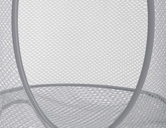 Panier à suspendre en maille à 4 compartiments - Filet de rangement pliable - Séchoir à jouets - Gris