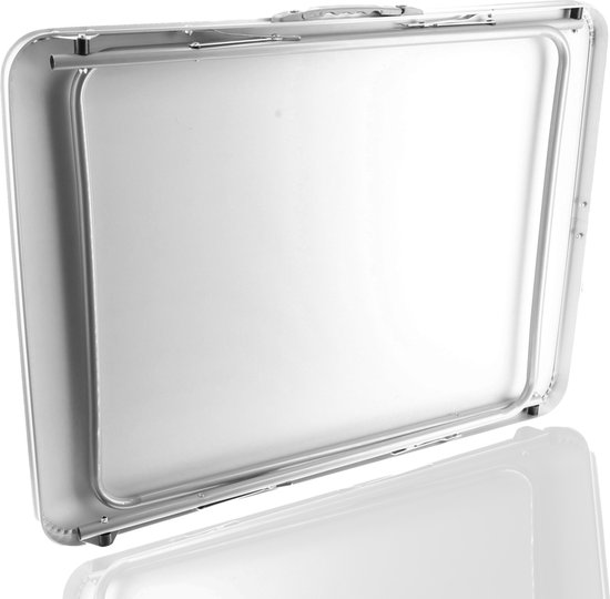 Klaptafel 80x60x70cm - Weerbestendige Inklapbare Campingtafel voor Buiten - Opvouwbare Tuintafel met Handvat voor 1-2 Personen - Stevige Vouwtafel van Merkloos — afbeelding 3