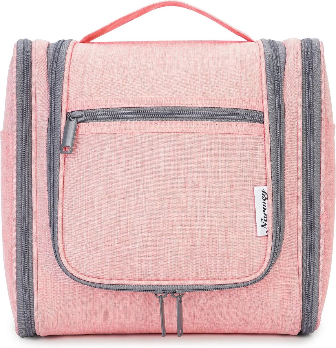 Grote Hangtoilettas voor Make-up en Cosmetica - Roze, Compact en Waterbestendig