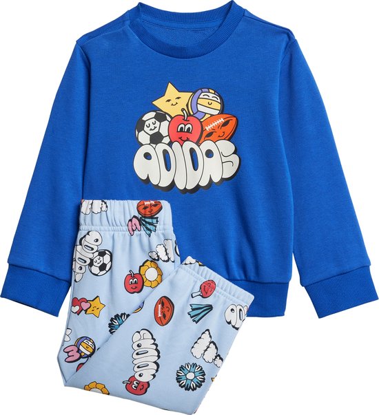 adidas Sportswear Seasonal Essentials Fun Trainingspak Kids - Kinderen - Blauw