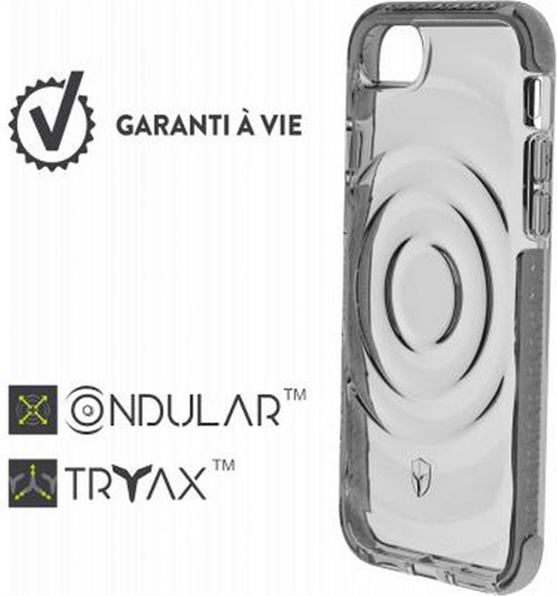 Force Case, Hoesje geschikt voor iPhone SE 2020/8/7/6S/6 - Urban Versterkt, Transparant