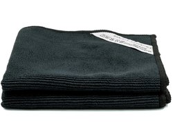 Barista Doekje - Zwart (2 Stuks) – Microvezeldoekjes - Espressomachine - Barista Essentials