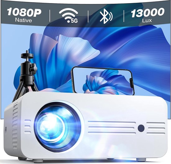 Mini Projector - Bluetooth Projector - 4K Projector - Mini Beamer - Multimedia