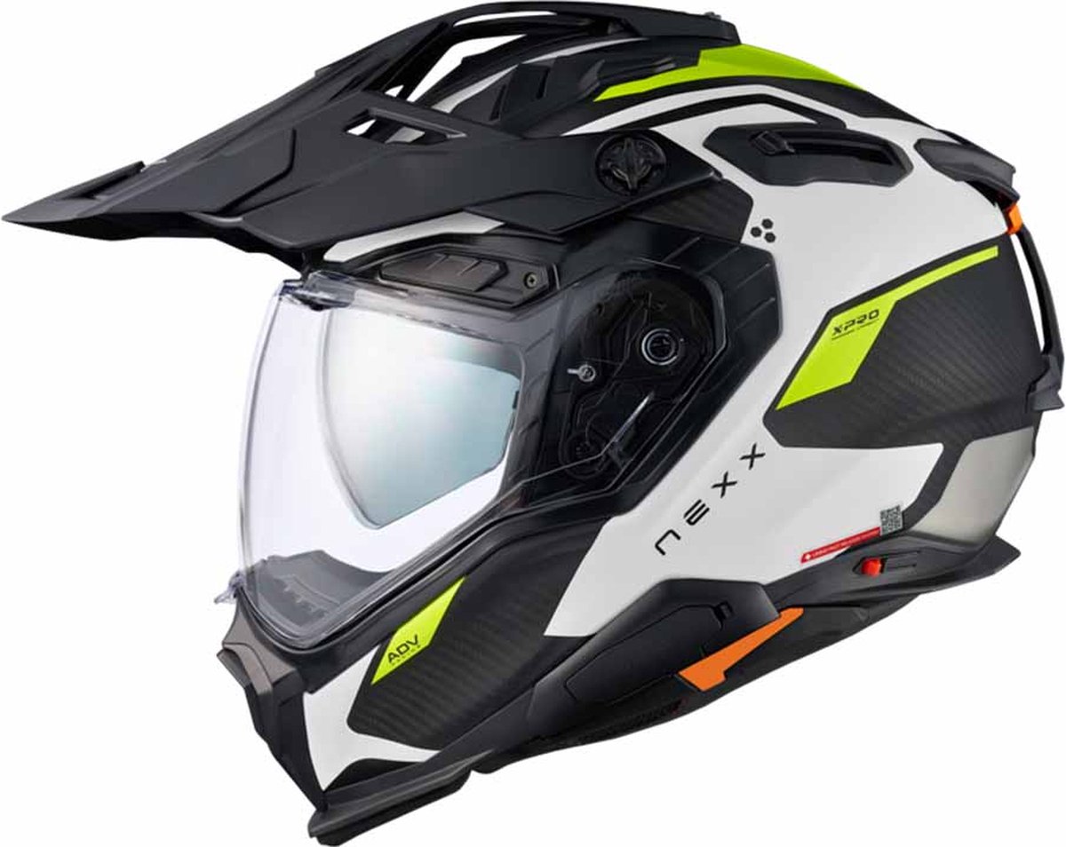 Nexx X.Wed3 Keyo White Neon Mt S - Maat S - Helm