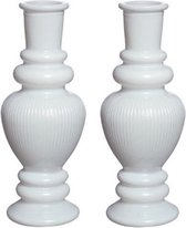 Keramische vaas-set, 5 witte mini-bloemknoppen -vaas, bloemenvazen voor moderne wooncultuur, decoratieve vaas voor pampasgras, woonkamer