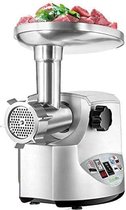 Bol.com BioloMix - Elektrische Vleesmolen - 3000W - Voor Alle Soorten Vlees - Worstenmaker - Gehakt - Zilver aanbieding