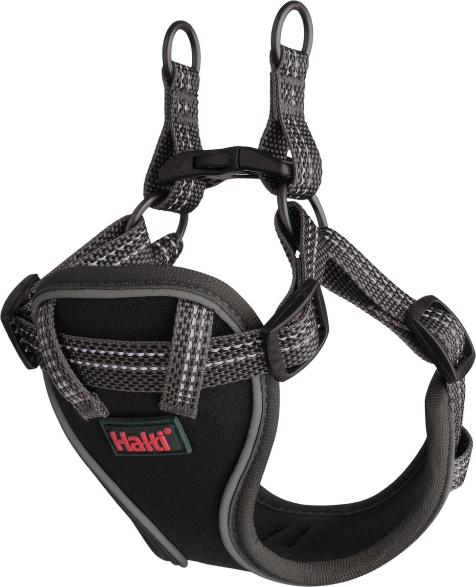 Company of Animals - Anatomy Halti - Puppy Harness - Grijs - Maat: XS - Nekomvang: 28-44 cm - Borstomvang: 28-44 cm