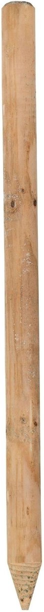 Bol.com Gefreesde Ronde Palen Hout ge√Ømpregneerd 150cm 6cm aanbieding