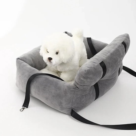 HIFUAR Autoverhoger voor huisdieren, kleine honden, armleuning, boosterstoel voor auto, middenconsole, hond, autostoel, middenconsole, hondenzitje (warm wijnrood HIFUAR Autoverhoger voor huisdieren, kleine honden, armleuning, boosterstoel voor auto, middenconsole, hond, autostoel, middenconsole, hondenzitje (warm wijnrood
