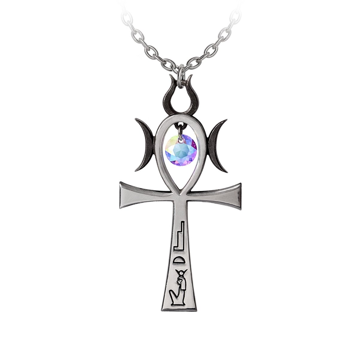 Goedkoopste Alchemy - Witch Ankh (of Menouthis) Ketting - Zilverkleurig
