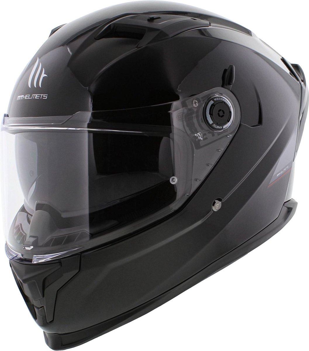 MT Braker SV helm solid glans zwart L
