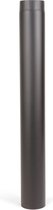 Kachelpijp 1000mm Ø120 2mm zwart.